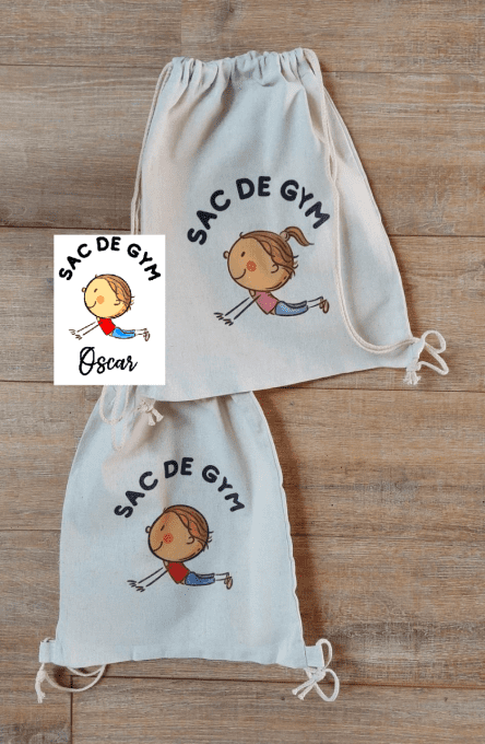 SAC DE GYM + prénom